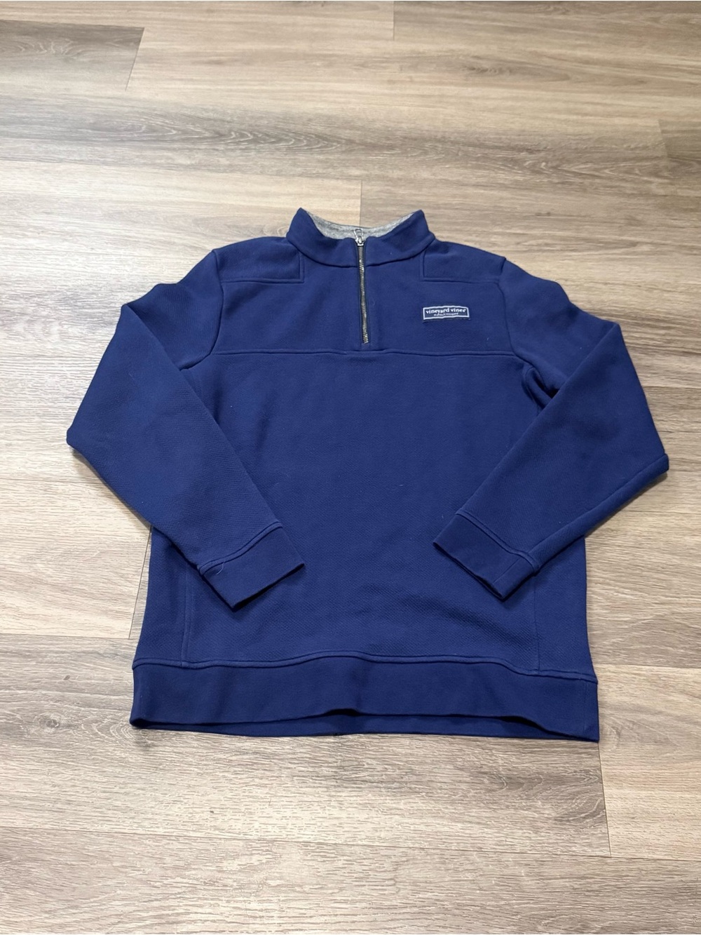 Vineyard Vines Navy Half-Zip Pullover Sweater